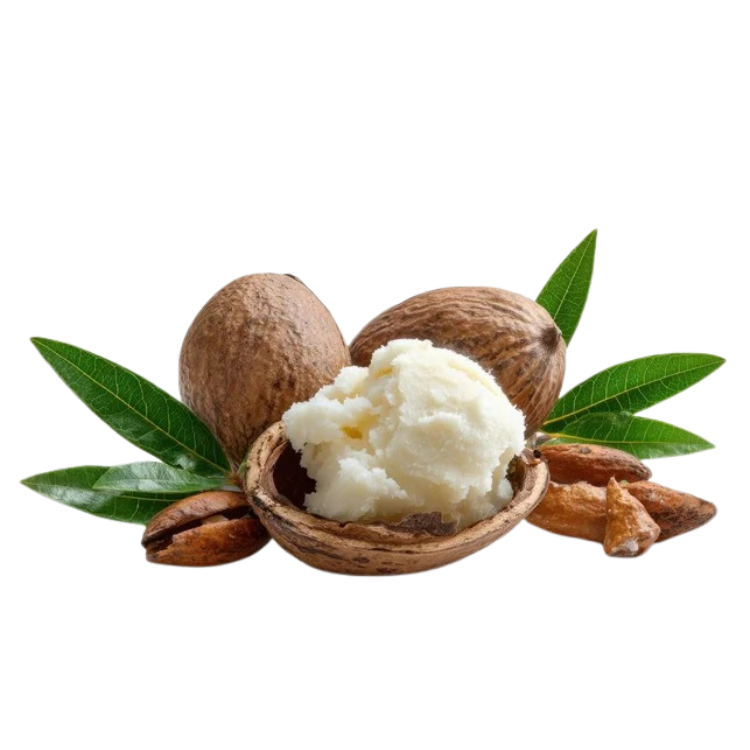 Shea nuts and raw butter